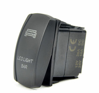 Interrupteur à bascule double pour feux avant, 12V 20A 5 broches, LED, qualité marine, pour tableau de bord de bateau et yacht