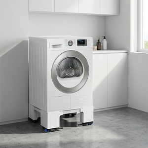 Eco-Friendly <b>Fridge</b> Stand for Convenient Standing with <b>Wheels</b> Heavy Duty Support 400 KG Height riser Movable Refrigerator - Product Image 1