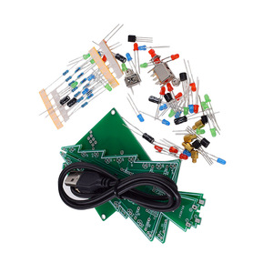 Kit de Micro Árbol de Navidad Hongwei con Luces LED Fluidas y Módulo Intermitente, Proyecto Electrónico DIY - Product Image 1
