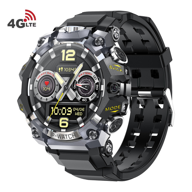 2025 4G Android Smart Watch Q668 Heart Rate GPS Amoled Screen 1150mah  IP68 Waterproof Men Sport Relojes Smartwatches