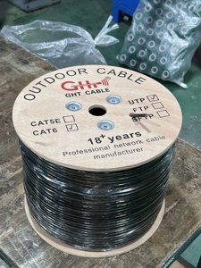 Trong nhà ngoài trời <span class=keywords><strong>Cat6</strong></span> UTP Mạng cáp cho máy tính kết nối 305m chiều dài 99.99% Trần Đồng dây dẫn PVC LSZH Áo khoác - Product Image 4