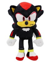 Sac à dos Sonic en peluche coton de 30 cm, version Q, avec fonction anti-stress, unisexe