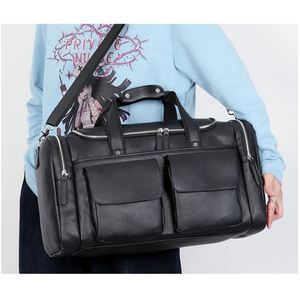 Sac de voyage sport en cuir imperméable de grande taille pour avions, vente en gros - Product Image 5