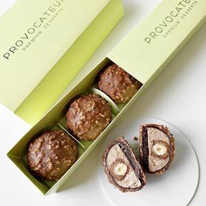 Sang Trọng Thực Phẩm Biscuit Macaron Đóng Gói Hộp Ngọt Ngào Cookie Bao Bì Giấy 4 Pcs Ngăn Kéo Macaron Gói Hộp - Product Image 5