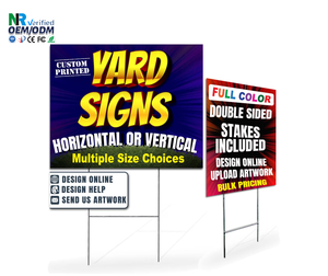 Prix de gros pour l'immobilier : Cadre en métal en H 6 x 24 pouces, 18 x 24 pouces, à encastrer avec support - Product Image 1