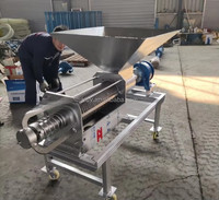 Déchets alimentaires bouse de vache pulpe de sulfite asséchant le fumier de poulet extrudant le séchoir Machine d'assèchement fumier de porc séparateur solide-liquide