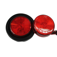 Feux de gabarit/position avant 12 LED rouges, ambre et blancs de 2,5 pouces (12V-24V) avec garantie de 24 mois pour camions et remorques, conformes DOT