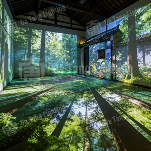 Outdoor Forest Interactive Projection System 3D Video Mapping Digital Art Landscape <b>Lighting</b> Display - Product Image 5
