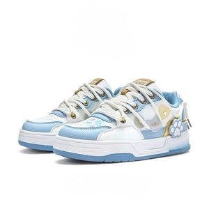 Chaussures en cuir synthétique décontractées de sport unisexes de style dessin animé pour couple de la Caroline du Nord, nouvelle collection printemps-automne 2026 - Product Image 2