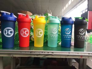 מדגם חינם לוגו מותאם אישית 400 מ "ל/600 מ ל אימון כושר חלבון בקבוקים בלנדר שייקר עם שתייה ישירה וסגנון מצופה - Product Image 4