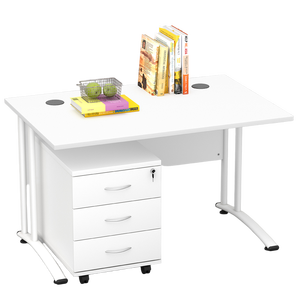 Bền <span class=keywords><strong>MDF</strong></span> hiện đại Ergonomic nghiên cứu bàn cho văn phòng nhà sinh viên nhỏ gọn học tập máy tính bảng với dễ dàng lắp ráp kim loại chân - Product Image 5