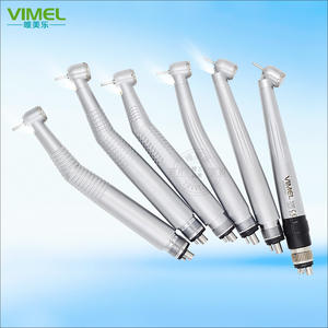 Turbine dentaire à éclairage LED, haute vitesse, auto-alimentée, jet d'eau à trois points, plusieurs options d'apparence, roulement en céramique - Product Image 4