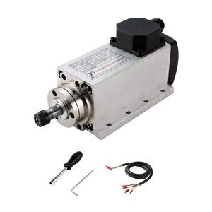 Motor de Husillo de Alta Frecuencia con Enfriamiento por Aire, Correa Cuadrada, ER16, 24000 RPM, 1.5KW, Zhong Hua Jiang, BT30, 110V/220V, para Máquina CNC de Perforación - Product Image 1