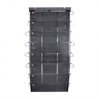 Speaker Line Array Neodymium LA-212 Double 12 Inch 3 Way 1200W Sistem Suara Metal dan Kayu untuk Konser Luar Ruangan