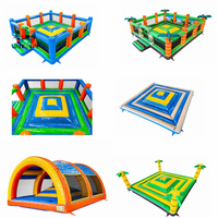 Airmountain avec murs Maison de rebond standard Château gonflable de montagne gonflable Bouncer