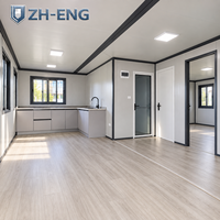 Exportation vers l'Australie : Maison conteneur extensible étanche de 20 pieds avec cuisine et salle de bain pour usage résidentiel