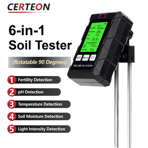 SPH030 Tester Digitale del Suolo 6 in 1 Rotante per pH Umidità Temperatura Fertilità Luce Giardino Agricoltura - Product Image 3