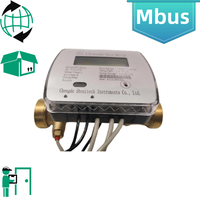 Smart Remote Read Ultrasonic Heat Flow Meter Low Voltage Design Domestic Heating Energy Calculation Instrument OEM Customizable
