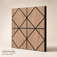Panneau mural acoustique en MDF moderne et écologique, panneau acoustique en bois à lattes pour salle de conférence, home cinéma, pour la maison