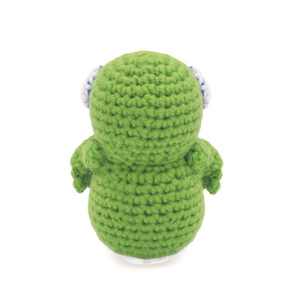 Nuevo muñeco de ganchillo hecho a mano transfronterizo, juguete de ganchillo de alienígena de lana con diseño de dibujos animados creativos, adorno de energía positiva. - Product Image 3