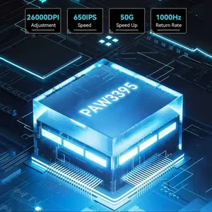 Ataque Shark X3Pro <span class=keywords><strong>Mouse</strong></span> <span class=keywords><strong>Sem</strong></span> <span class=keywords><strong>Fio</strong></span> PAW3395 26000dpi Conexão Tri-Mode Macro Gaming <span class=keywords><strong>Mouse</strong></span> para Win/Xbox/PS/<span class=keywords><strong>Mac</strong></span> Leve Direita - Product Image 4