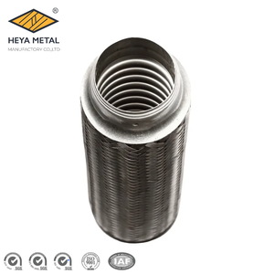 Bán buôn bán hàng ISO9001 ống xả 50*150mm với bên ngoài Braid ống xả Flex 304 thép không gỉ - Product Image 5