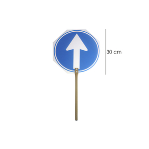 Cartel Paletina Obra Stop - Avance 30 x 30 cm. - Product Image 3