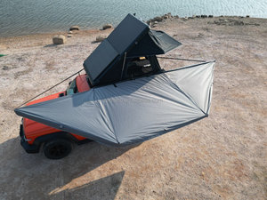 <span class=keywords><strong>Tente</strong></span> <span class=keywords><strong>de</strong></span> toit <span class=keywords><strong>de</strong></span> voiture Remaco 600D Oxford imperméable en <span class=keywords><strong>toile</strong></span>, 180 Foxwing, avec éclairage, auvent latéral imperméable 600D Oxford - Product Image 4