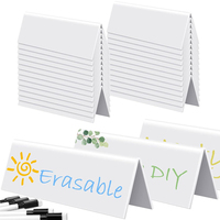 Support de table personnalisé OEM en PVC pour cartes de table – Idéal pour restaurants, hôtels, bureaux – Présentoir de table réservée