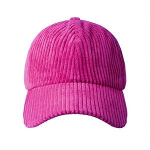 Gorra de Béisbol Unisex de 6 Paneles, Estilo Vintage, de Pana, Ajustable, Personalizable con Bordado, Estilo Deportivo Casual para Todas las Estaciones, Uso en Exteriores - Product Image 4