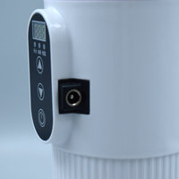 Tasse chauffante intelligente pour voiture 500ml 12V 24V, bouilloire électrique portable à ébullition rapide, pour voyage, SUV, camion, café, thé