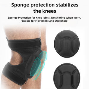 Protège-jambes en polyester épaissi, absorption des chocs, design antidérapant, protection multisports, respirant, coupe-vent, léger - Product Image 5