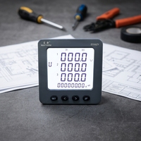 EASTSONG ES96ZY/K3 Medidor de Energía Trifásico Multifuncional Clase 0.5S RS485 Modbus RTU 4DI2DO Analizador de Armónicos Panel LCD IP65