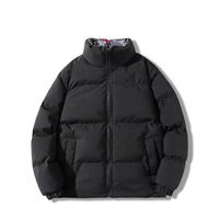 Veste bomber réversible pour homme, en coton, à col montant, épaisse et chaude, avec motif de dessin animé, à séchage rapide, tendance et personnalisée pour l'hiver