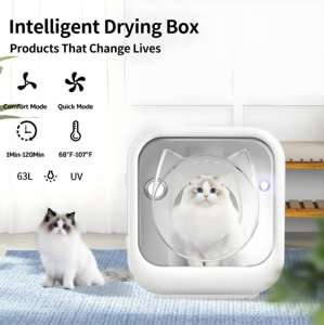 Caja de Secado para Mascotas de 63L, Moderna, Duradera, Antibacteriana y Ecológica, para Perros y Gatos, Venta al Por Mayor, OEM, ODM - Product Image 4