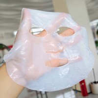 Masque en feuille de bio-cellulose de noix de coco sèche, triple texture gelée, hydratant écologique, nourrissant, blanchissant, taille personnalisée