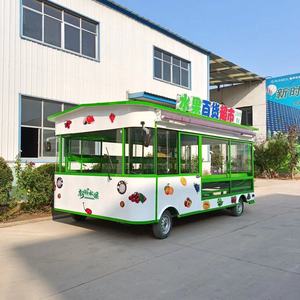 Pizza personnalisée remorque camion alimentaire <span class=keywords><strong>d</strong></span>'<span class=keywords><strong>occasion</strong></span> mobile électrique avec équipement complet de cuisineChariot à fruits - Product Image 2