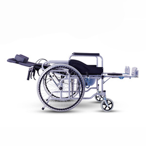 स्नान कमरे और कमोड मैनुअल तह विकलांगों के लिए मैनुअल व्हीलचेयर - Product Image 1