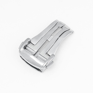 Boucle de bracelet en métal au design exclusif pour Omega et <span class=keywords><strong>Tissot</strong></span>, fermoir de remplacement de luxe en acier massif - Product Image 6