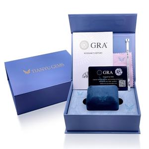 Ensemble de bagues de mariage en or véritable Tianyu Marriage Cvd Engagement Solid Real 10k 14k 18k avec diamant de laboratoire personnalisé pour femmes avec certificat - Product Image 6