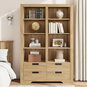 Estantería Estilo Rústico con 4 Cajones, Mueble de Almacenamiento Grande para Sala de Estar o Cocina - Product Image 2