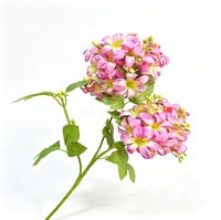 Fleur artificielle réaliste en jasmin et hortensia, tige faite à la main, décoration de mariage, arrangement de bouquet