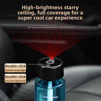 Diffuseur de parfum intelligent rechargeable pour voiture avec intensité réglable, diffuseur automatique d'arômes pour porte-gobelet, rafraîchisseur d'air
