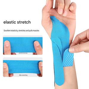 Cinta de Kinesiología de Algodón OEM ODM Precortada, Transpirable, Impermeable, Elástica, Soporte Muscular para Muñeca, de Colores, para Golf - Product Image 3