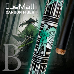CueMall - Juego de 2 Palos de Billar de 58 Pulgadas, Punta de 12.5 mm, Fibra de Vidrio y Grafito, 19 oz, para Hogar, Bar o Uso Comercial, Paquete de 2 - Product Image 2
