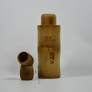 Bamboo Wine Bottle 7.5-8.5*26 Cartoon Design For Wine Packaging - Product Image 1