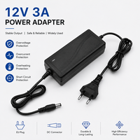 Adaptateur de puissance de commutation de bureau 12V 3A 12V 3000mA 36W adaptateur de courant continu d'alimentation matériel de PC pour les produits électroniques