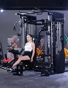 Commercial Steel Body Gym Equipment Strength Training Multi Functional Trainer QLK012 Strength Training Gym Equipment QLK012 QLK - Product Image 4