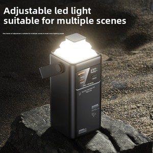 Banco de Energía de Plástico de Alta Capacidad con Diseño Innovador, 20 000 mAh, con <span class=keywords><strong>Carga</strong></span> Súper <span class=keywords><strong>Rápida</strong></span> de 225W para Camping - Product Image 4