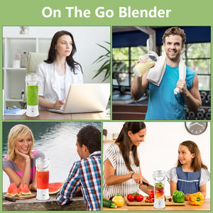 Mini mixeur portable sans fil rechargeable pour fruits, légumes, smoothies, milkshakes, mélange rapide, nettoyage facile, cuisine, extérieur - Product Image 6